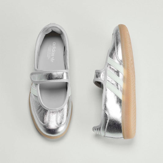 Adidas Samba Jane Silver Metallic Off White
