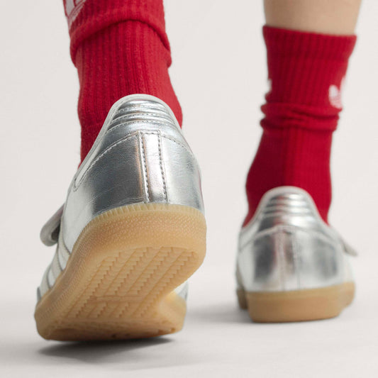 Adidas Samba Jane Silver Metallic Off White