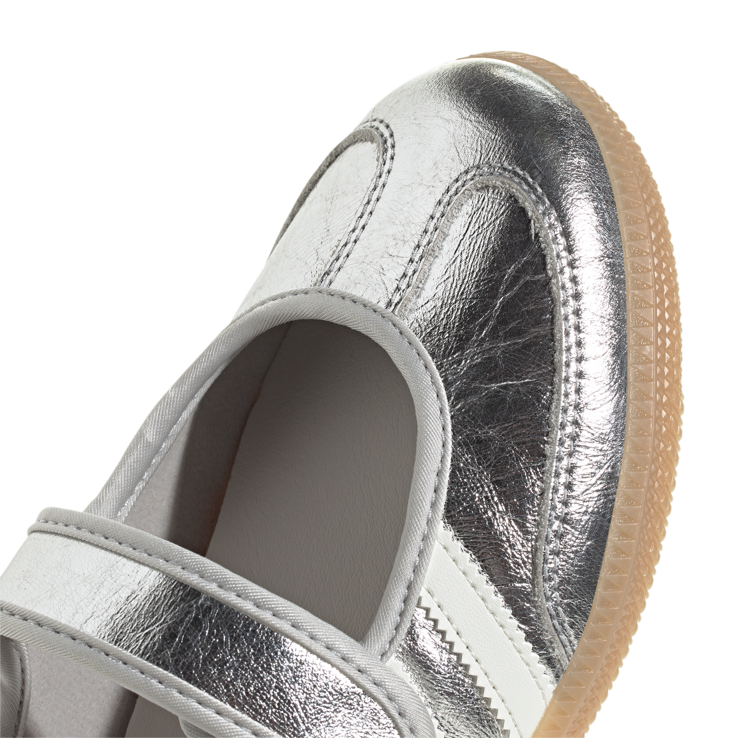 Adidas Samba Jane Silver Metallic Off White