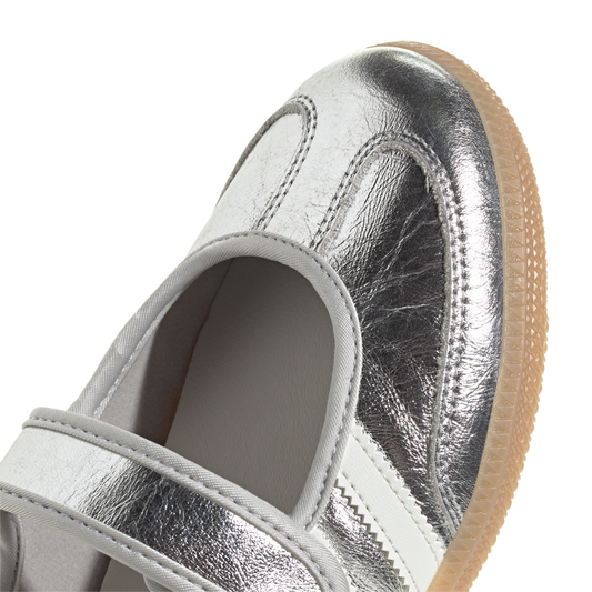 Adidas Samba Jane Silver Metallic Off White