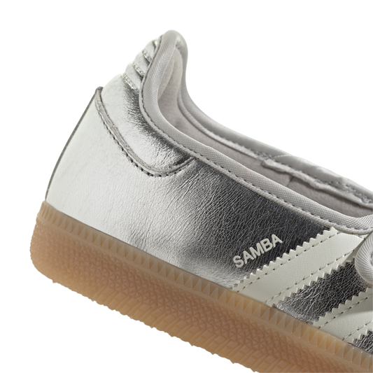 Adidas Samba Jane Silver Metallic Off White