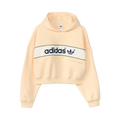Adidas adiSignature Women Block Hoodie Warm Vanilla