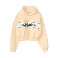 Sudadera con capucha Adidas adiSignature Women Block Hoodie Warm Vanilla