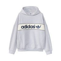 Sudadera con capucha Adidas adiSignature Block Hoodie Light Grey