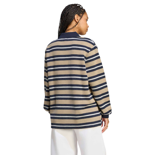 Adidas Striped Polo Khaki