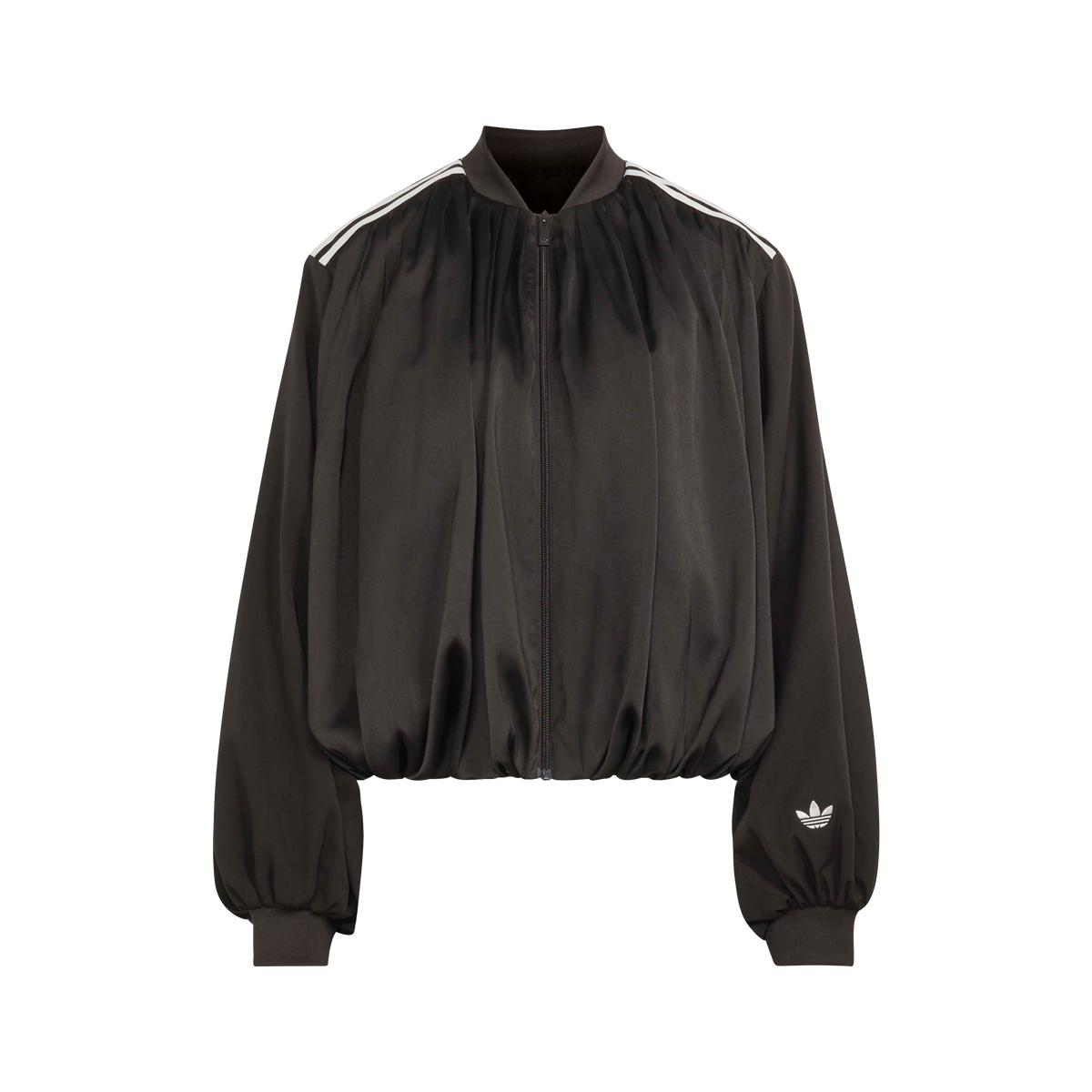 Adidas Pleated Track Top Night Brown