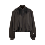 Adidas Pleated Track Top Night Brown