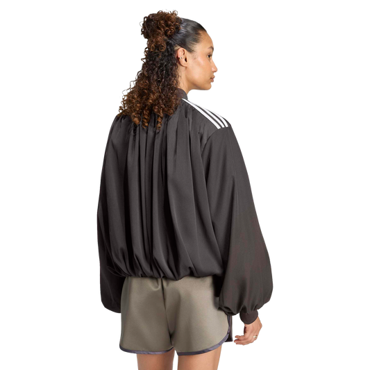 Adidas Pleated Track Top Night Brown