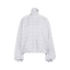 Adidas Blousy Check Track Top Dash Grey