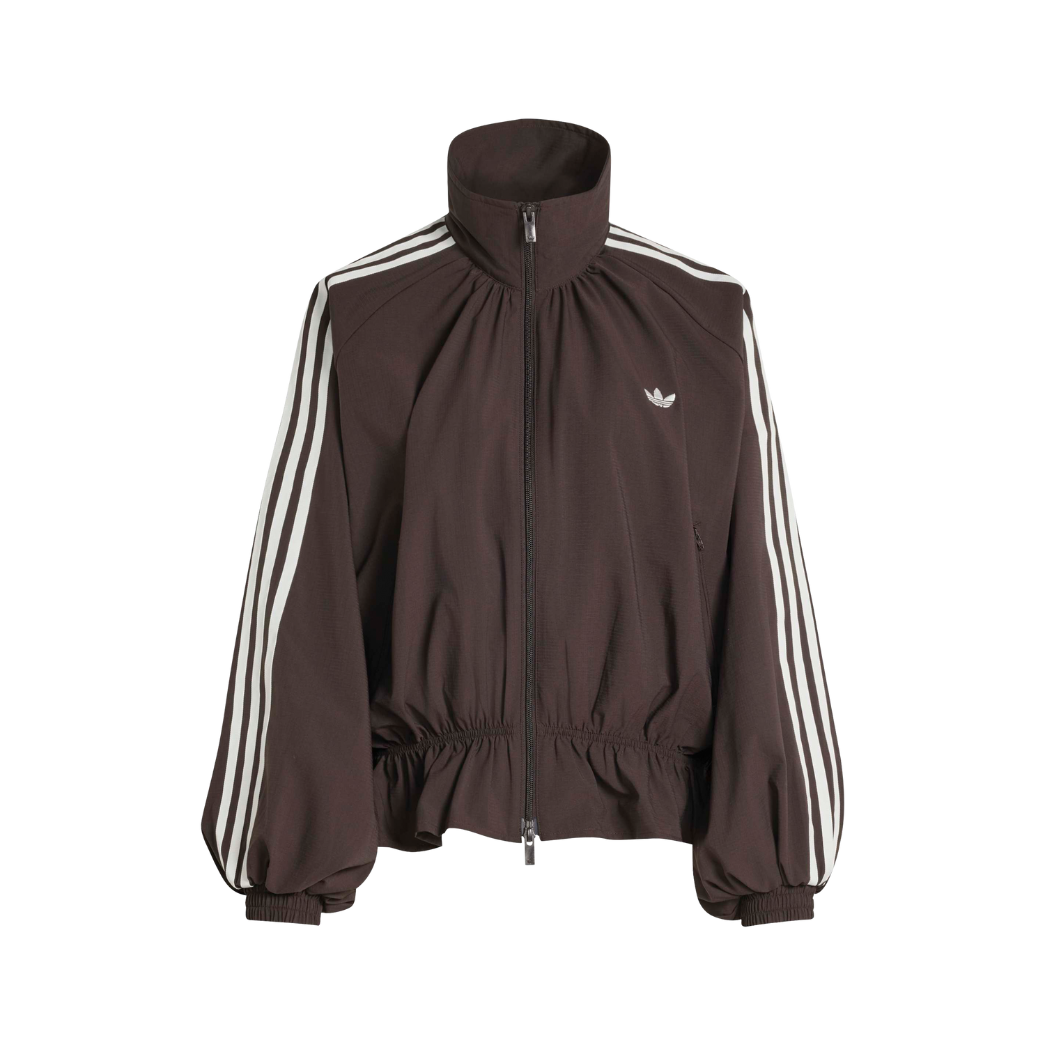 Adidas Blousy Oversized Track Top Night Brown
