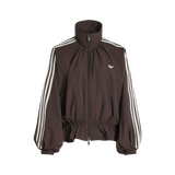 Adidas Blousy Oversized Track Top Night Brown