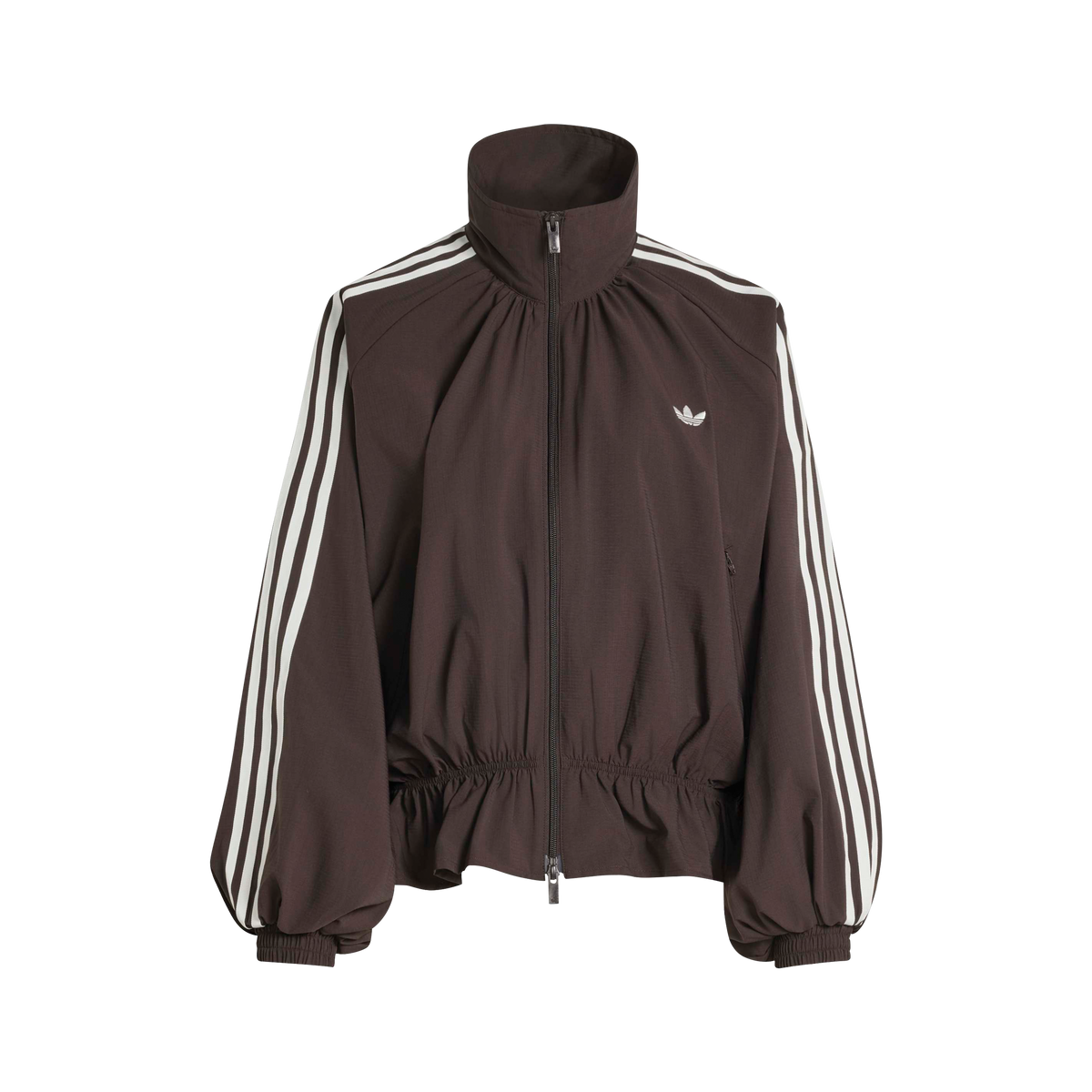 Adidas Blousy Oversized Track Top Night Brown