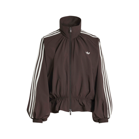 Adidas Blousy Oversized Track Top Night Brown