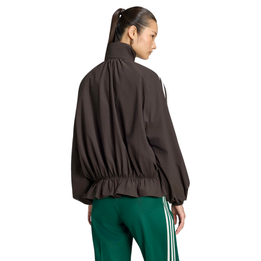 Adidas Blousy Oversized Track Top Night Brown
