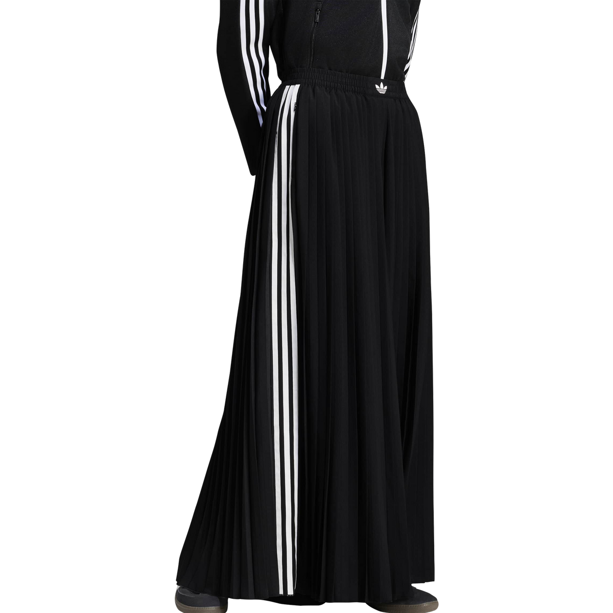Adidas Pleated Track Pants Black