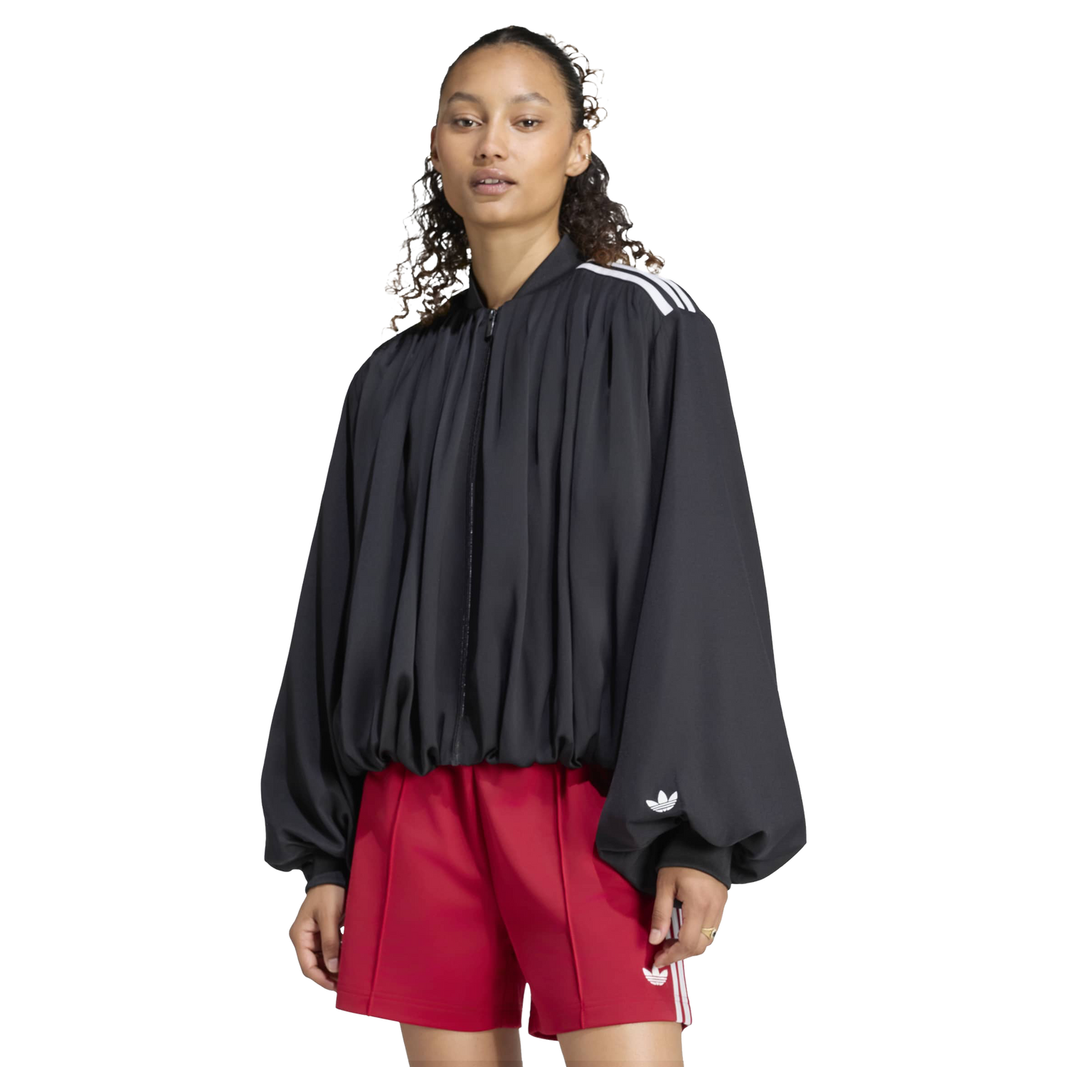 Adidas Pleated Track Top Black