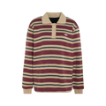 Adidas Striped Polo Shadow Red