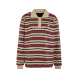 Adidas Striped Polo Shadow Red