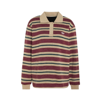 Adidas Striped Polo Shadow Red
