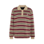 Adidas Striped Polo Shadow Red
