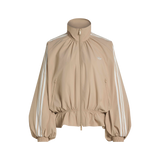 Adidas Blousy Oversized Track Top Khaki