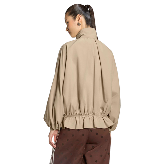Adidas Blousy Oversized Track Top Khaki