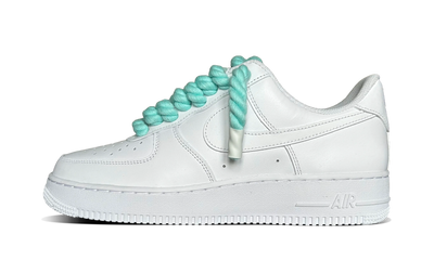 Nike Air Force 1 Rope laces Turquoise