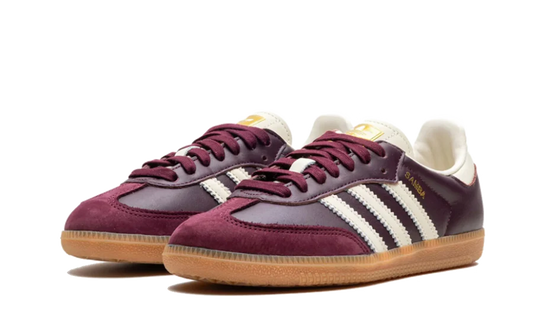 Adidas Samba OG Maroon Gold Metallic