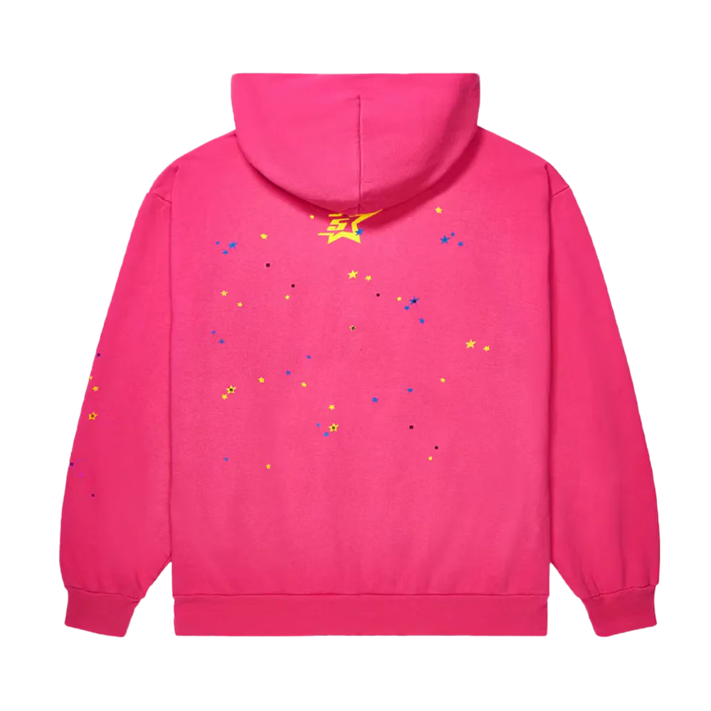 Sp5der P*NK V2 Hoodie Pink