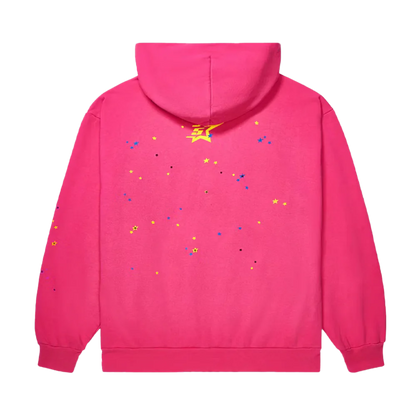 Sp5der P*NK V2 Hoodie Pink