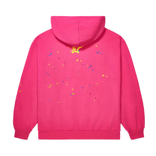 Sp5der P*NK V2 Hoodie Pink