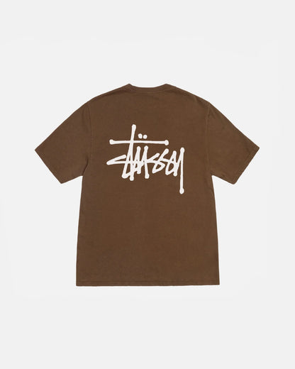 Stussy Basic Stussy Tee Pigment Dyed Brown