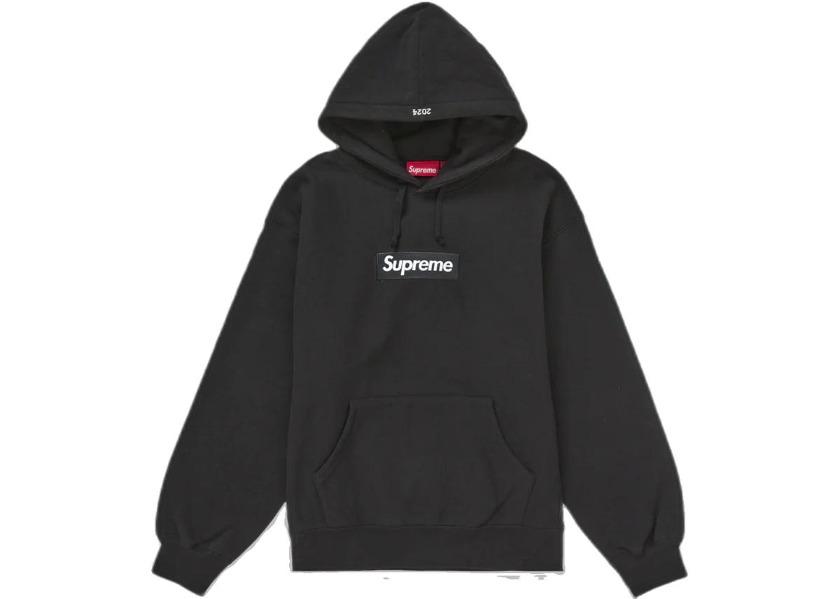 Supreme Box Logo Hooded Sweatshirt Sweatshirt (FW24) Black