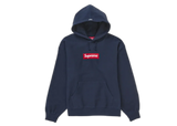 Supreme Box Logo Hooded Sweatshirt Sweatshirt (FW24) Navy