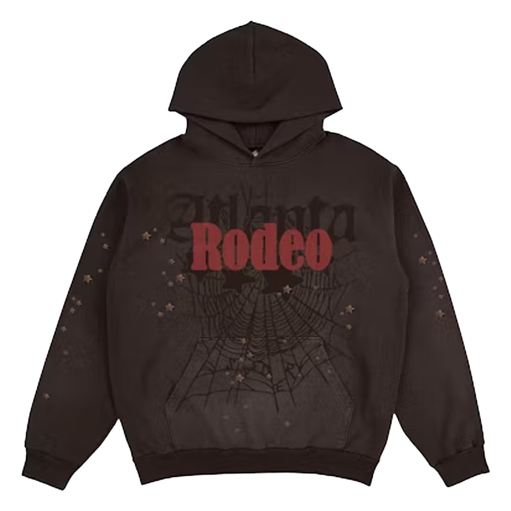 Travis Scott Cactus Jack x Sp5der Days Before Rodeo Hoodie Brown