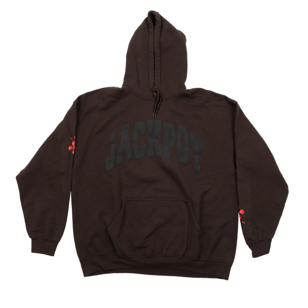 Travis Scott Roan To Utopia Las Vegas Jcakpot Hoodie Brown