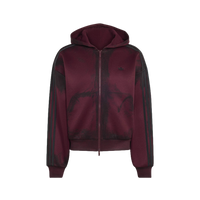 Sudadera con capucha Adidas A6 Spacer Hoodie Maroon – vista frontal