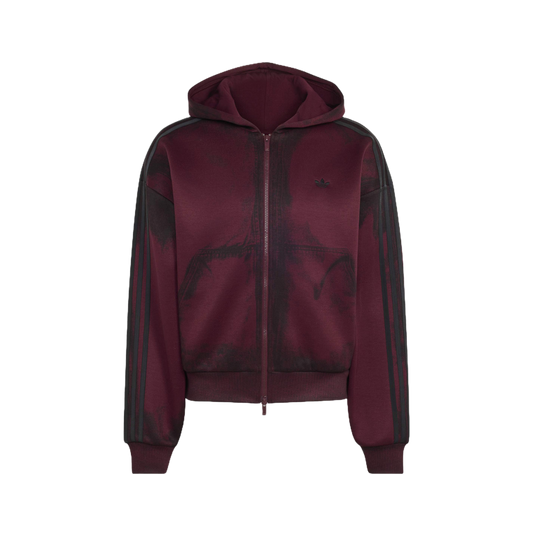 Sudadera con capucha Adidas A6 Spacer Hoodie Maroon – vista frontal