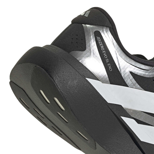 Adidas Adizero Evo SL EXO Black White – detalle del talón