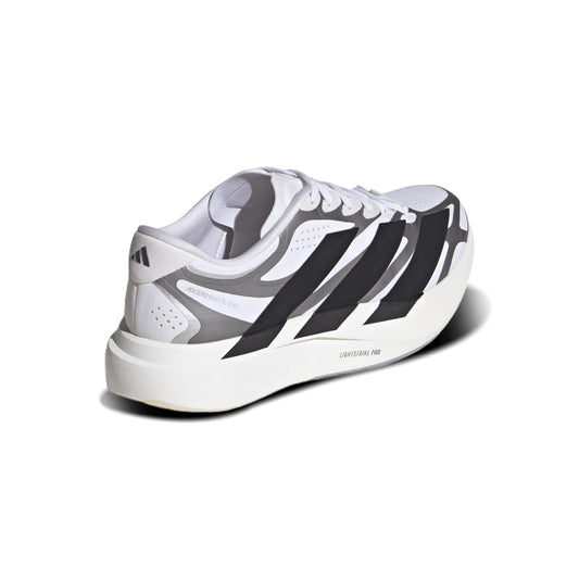 Adidas Adizero Evo SL EXO White Black – vista trasera en ángulo