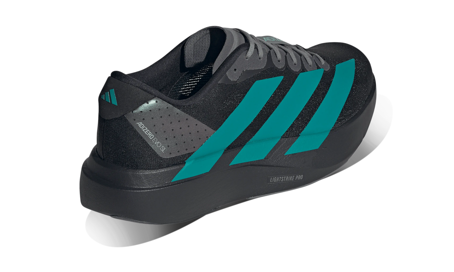 Adidas Adizero Evo SL Black Pure Teal