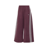 Adidas Faux Suede Track Pants Maroon
