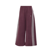 Pantalón Adidas Faux Suede Track Pants Maroon – vista frontal