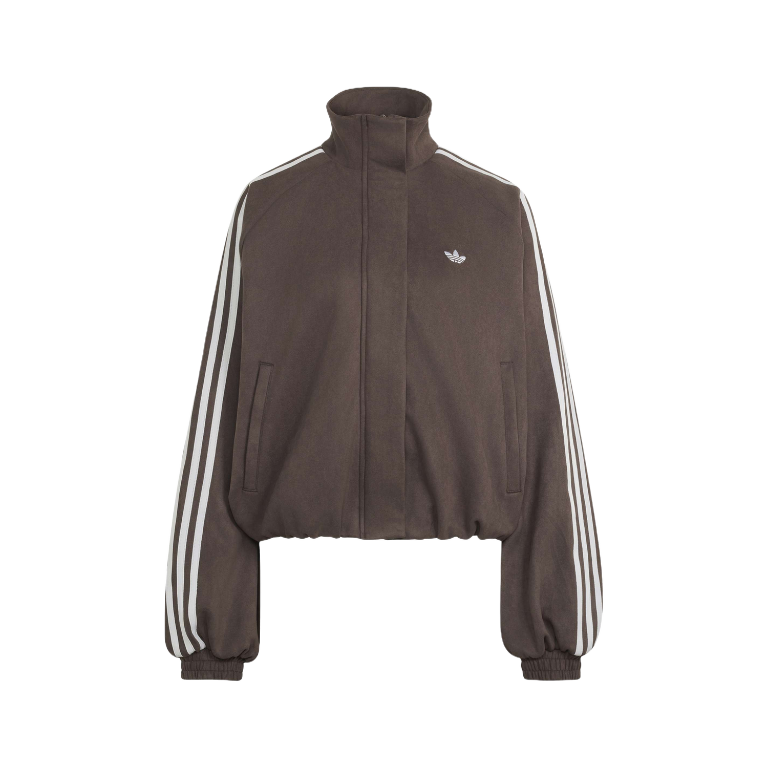Chaqueta Adidas Faux Suede Track Top Auco – vista frontal