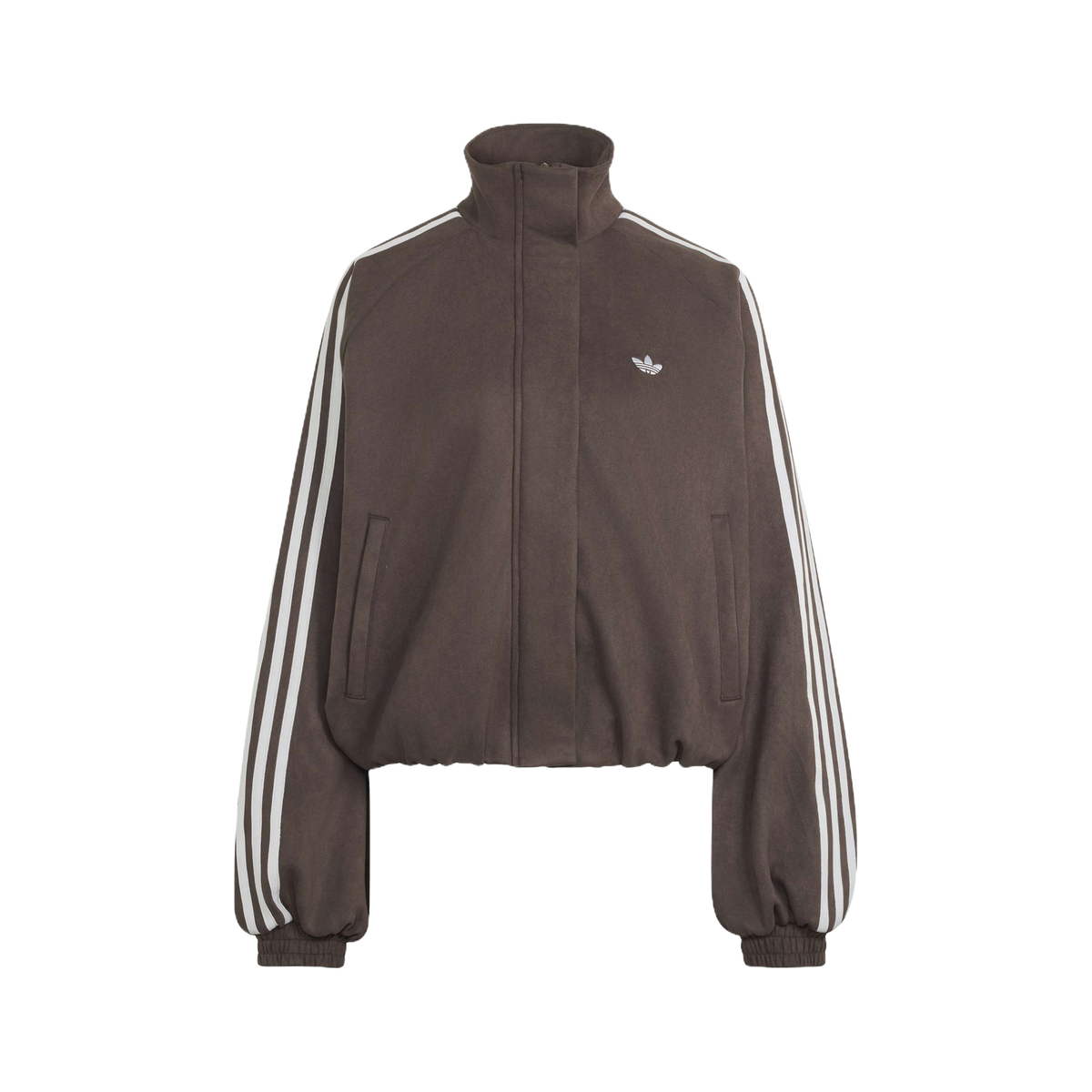 Chaqueta Adidas Faux Suede Track Top Auco – vista frontal