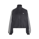 Adidas Faux Suede Track Top Black