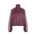 Adidas Faux Suede Track Top Maroon