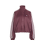 Adidas Faux Suede Track Top Maroon