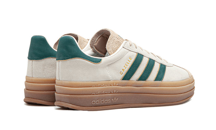 Adidas Gazelle Bold Magic Beige Collegiate Green