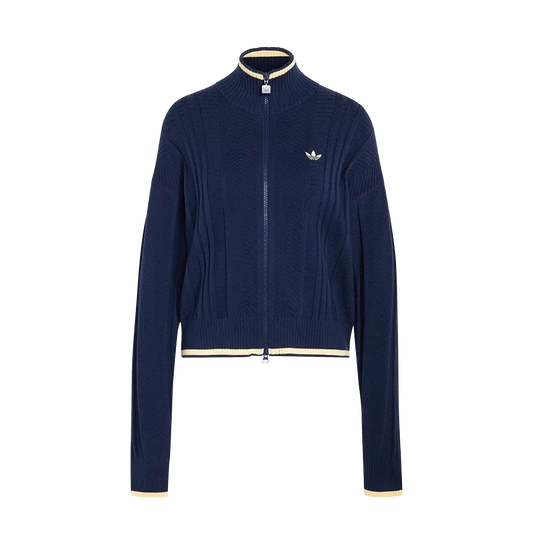 Adidas Knit Firebird Track Top Night Indigo